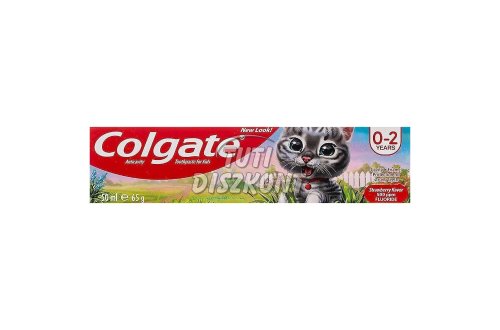 Colgate fogkrém gyerek 50ml 0-2 Strawberry, 50 ml