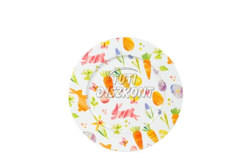 Húsvéti tálca fém répás 33cm 57969B, 1 db