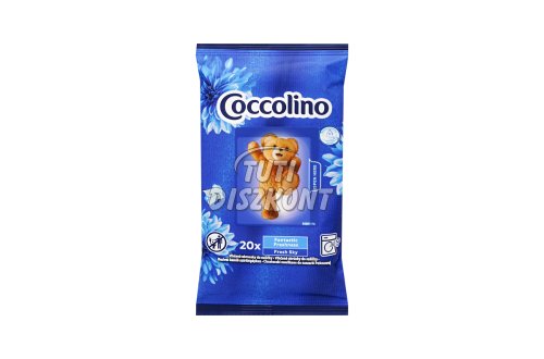 Coccolino illatosító kendő szárítógépbe Fresh Sky, 20 db