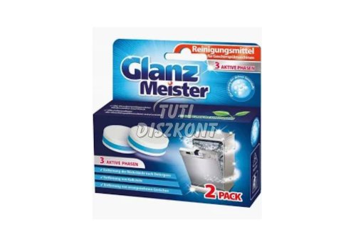 Glanz Meister mosogatógép tisztító tabletta 2db, 2 db
