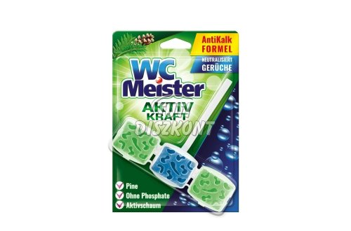 Wc Meister wc tisztító block 45 g forest, 45 g
