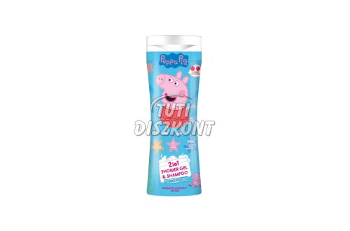 Peppa Malac tusfürdő és sampon 2in1 300 ml Cseresznye, 300 ml