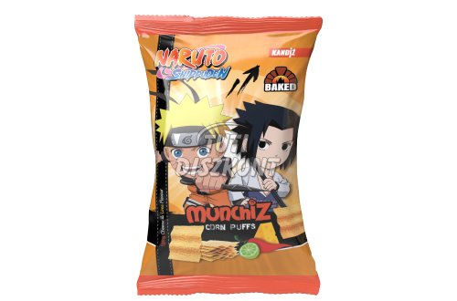 Munchiz kukorica puffancs Chili Lime 50g Naruto, 50 g