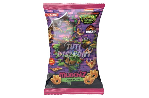 Munchiz kukorica puffancs Pizza 35g Tini Nindzsa Teknőcök, 35 g