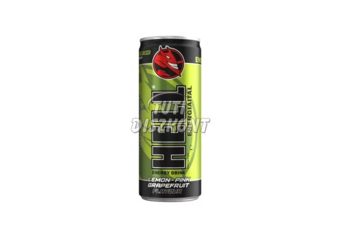 Hell Energiaital Lemon Pink Grapefruit DRS, 250 ML