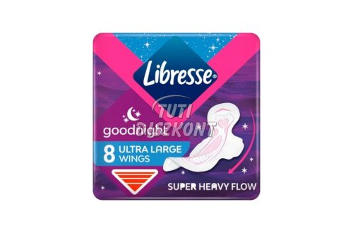 Libresse eü.betét Ultra Goodnight Wings, 8 db