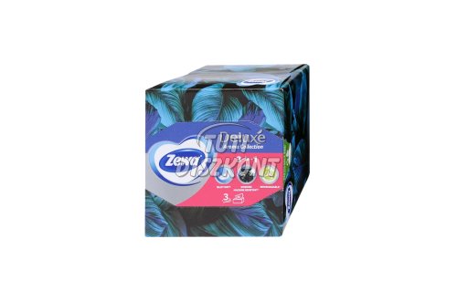 Zewa Deluxe papírzsebkendő dobozos 3 rtg.Aroma Collection, 60 db