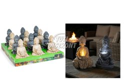 Szolár Buddha 1LED 12,5x8,5x19cm 2féle 11269, 1 DB