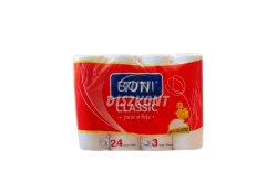 BONI WC papír 24 tekercses 3 rétegű 76 lapos, 24 tek
