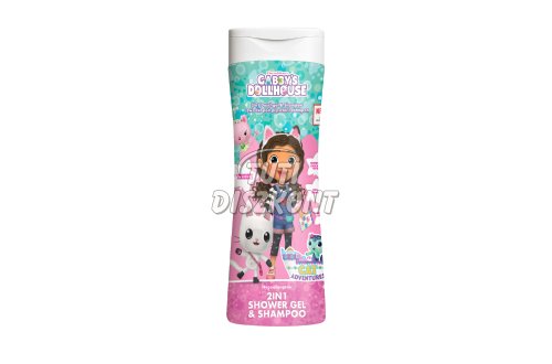 Gabby"s Dollhouse tusfürdő és sampon 2in1 300 ml Eper, 300 ml