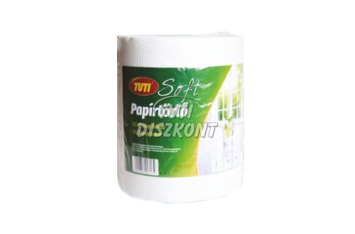 TUTI Soft Papírtörlő 2rétegű 1tekercses 500lapos, 1 TEK