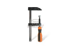 Párhuzamos szorító tekerős 160mm acél 10285, 1 DB