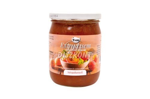Yupp Extradzsem sütésálló lekvár sárgabarack, 600 G