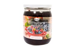 Yupp Extradzsem sütésálló lekvár vegyesgyümölcs, 600 G