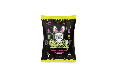 Savnyúl töltetlen keménycukorka C-vitaminnal, 100 g