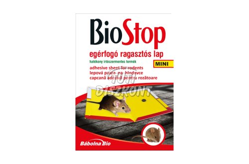 BioStop egérfogó ragasztós lap MINI, 1 db
