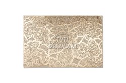Tányéralátét levélmintás PVC 45x30cm arany 59051A, 1 DB