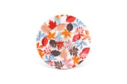 Őszi dekoráció fém tálca levelek 33cm 59061A, 1 DB