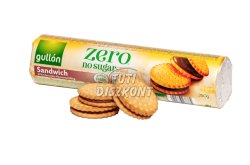 ÚJ Gullón szendvicskeksz cukormentes Kakaós, 250 g